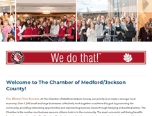 Tablet Screenshot of medfordchamber.com